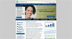 Desktop Screenshot of ecreditattorney.com