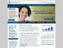 Tablet Screenshot of ecreditattorney.com